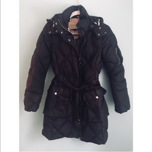 Burberry Brit belted down puffer coat XS